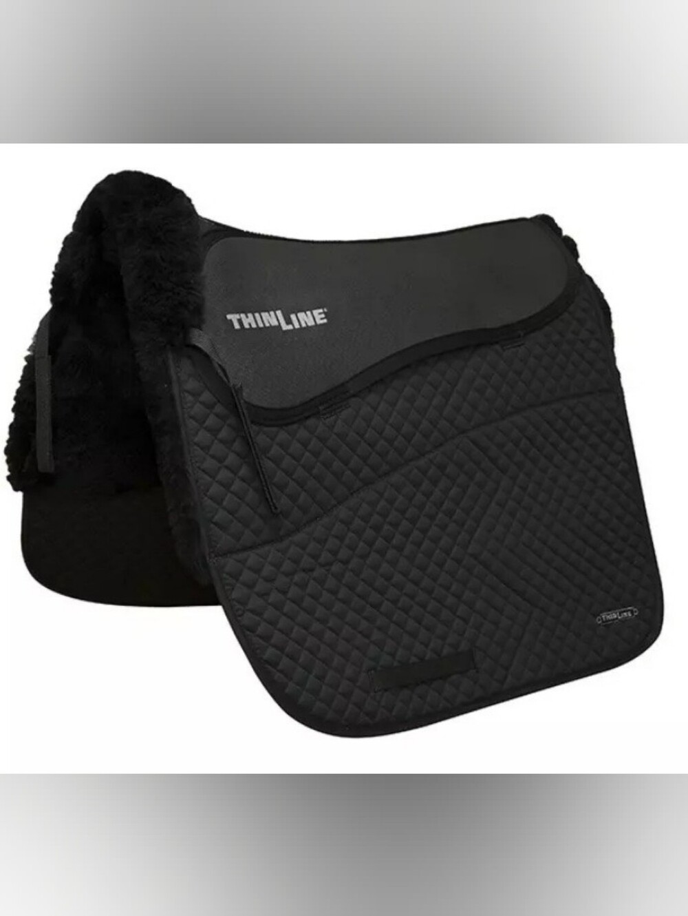 THINLINE Woven Wool Dressage Saddle Pad, w/Shock Absorbing top. Like NEW, 20x23.